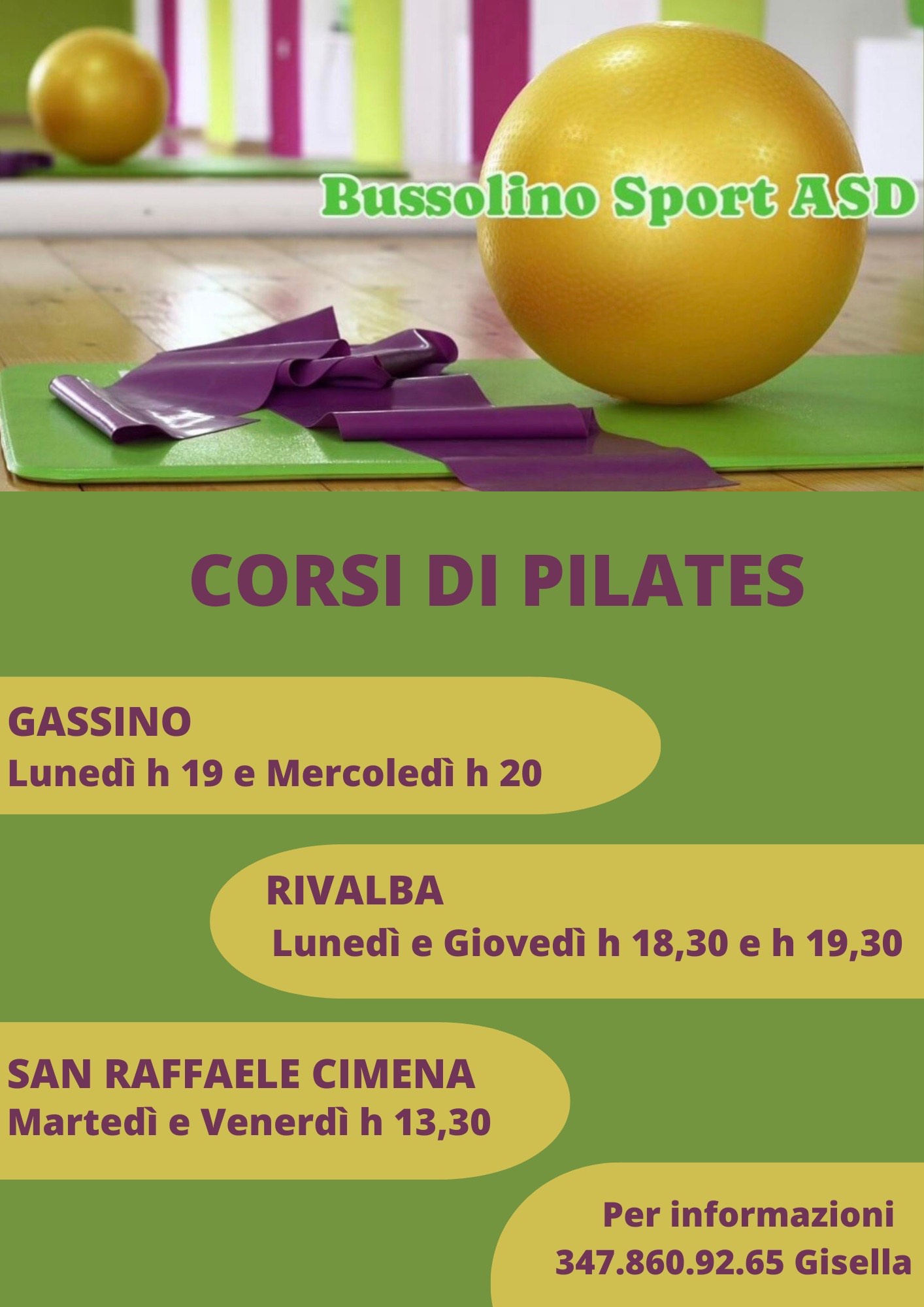 Ginnastica 2024-2025 pilates