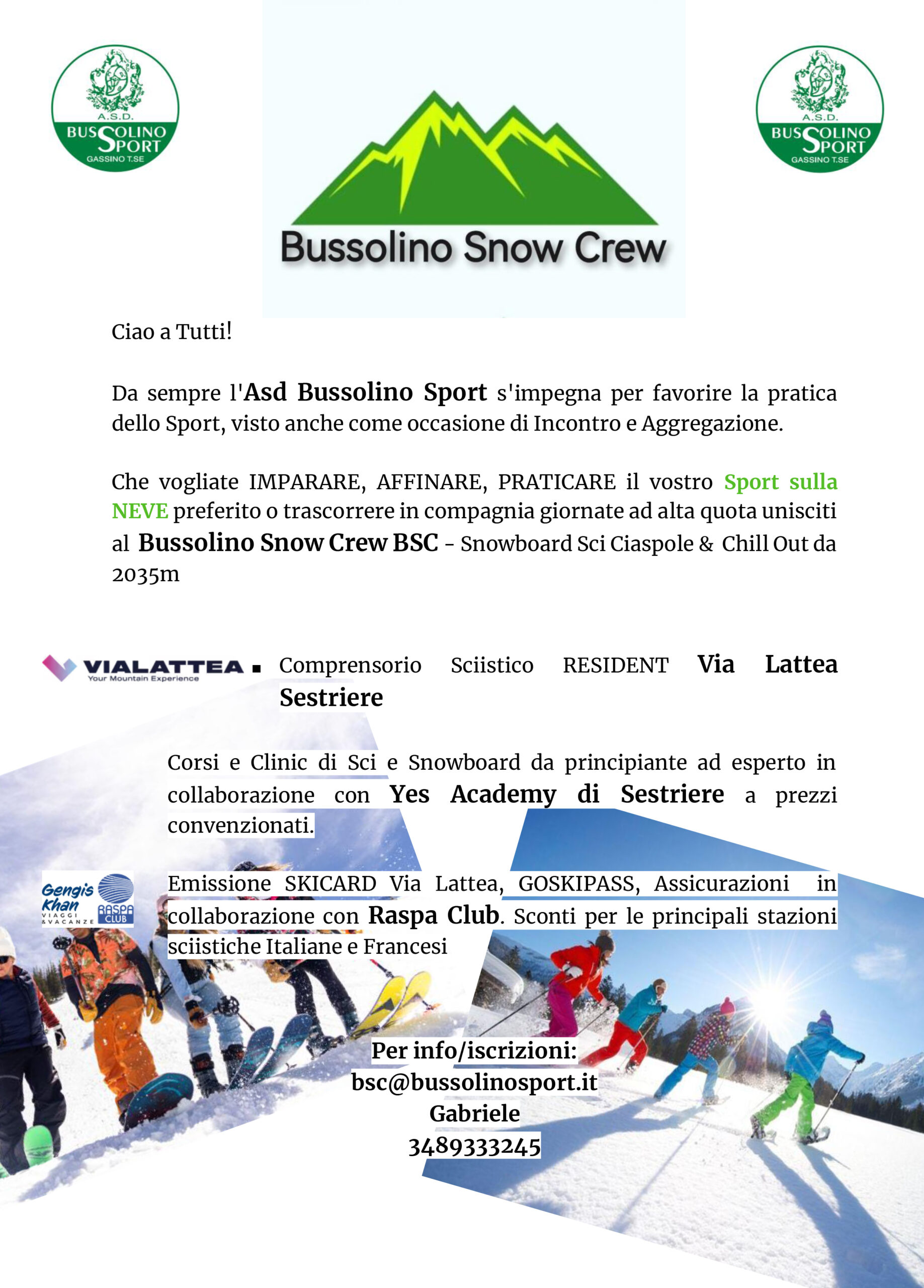 Bussolino Snow Crew